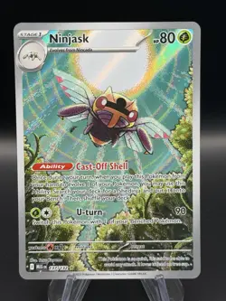 Ninjask 137/132 Mega Evolution Illustration Rare Pokemon TCG - Image 1