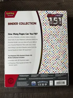 Pokemon 151 SEALED Binder Collection - Image 2