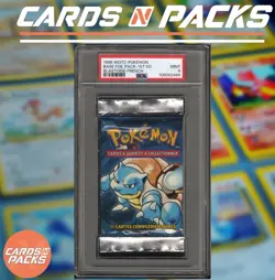 Booster Pokemon Tortank Set de Base Edition 1 PSA 9 Neuf scelle MINT 🇫🇷🔥 - Image 1