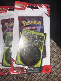 Pokemon Destined Rivals Single Pack Blister with promo- lot of 10 - Image 3