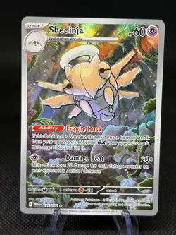 Shedinja 144/132 IR Illustration Rare - Mega Evolution Holo English Pokemon TCG - Image 1