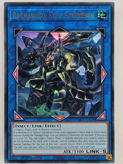 Yu Gi Oh - LEDE-EN050 Ragnaraika Stag Sovereign - Ultra Rare - Image 1