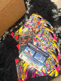 Pokemon Mega Evolution Booster Pack lot of 5 Cards Sealed - Including Yveltal Pr - Image 3