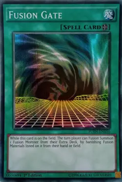 FUEN-EN050 FUSION GATE SUPER RARE 1ST EDITION YuGiOh CARD - Image 1