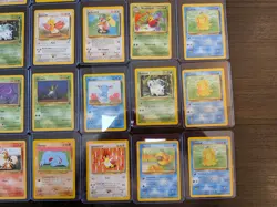 Pokemon WOTC Vintage Collection Cards Base Sets 1999 Binder Folder Lot 117 Cards - Image 4