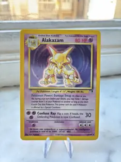 Alakazam Holo Pokemon Card 1/110 Legendary Edition ENG - no shining no Crystal - Image 1