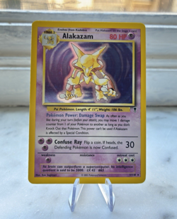 Alakazam Holo Pokemon Card 1/110 Legendary Edition ENG - no shining no Crystal - Image 2