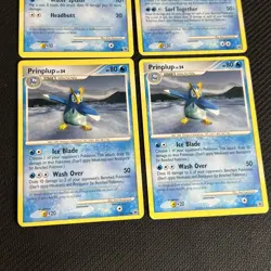 Piplup 71/100 Prinplup 44/100 Empoleon 17/100 Majestic Dawn Pokemon Card 4 HP - Image 3