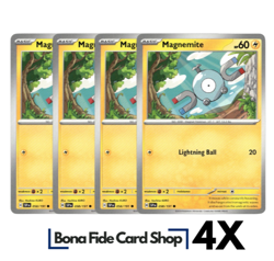 4x Magnemite 058/191 Pokemon Card 2024 Surging Sparks Playset - Image 1