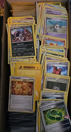 10+ Pounds Of 2000+ Mostly Non-holo Pokemon Card Bulk lot - All Eras NM-DMG - Image 1