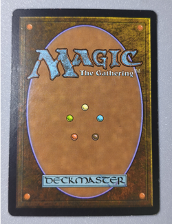Hand Painted Altered Art Mtg Island Land Card - Anime Girl - Image 2