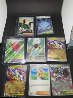 Pokemon TCG Mega Evolution Mixed Card Lot Of (8)!166/132 137/132 Ninjask & More - Image 1