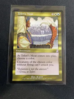 Mtg X1 Teferi’s Moat Timeshifted Magic The Gathering (Enchantment) - Image 1