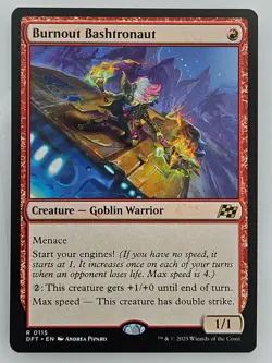 Magic The Gathering - 0115 Burnout Bashtronaut - Rare - Aetherdrift - Image 1