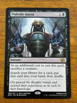 Diabolic Intent - Brother's War - MTG - 089/287 - Image 1