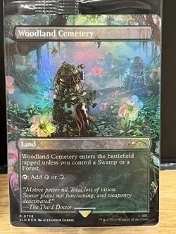 Mtg Secret Lair- Woodland Cemetery Foil-NM - Image 1