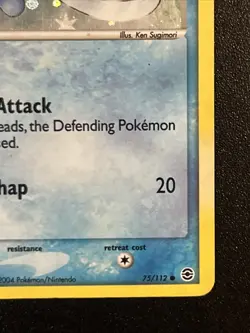 2004 Pokemon Card - Poliwag FireRed & LeafGreen 75/112 Reverse Holo TCG - Image 4