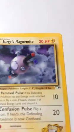 Pokemon TCG Lt. Surge's Magnemite Gym Heroes 50/132 Regular - Image 3