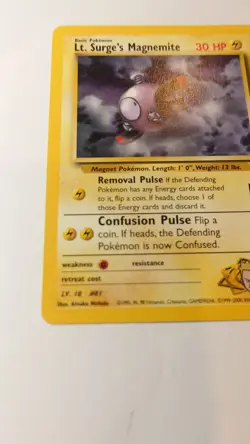 Pokemon TCG Lt. Surge's Magnemite Gym Heroes 50/132 Regular - Image 5