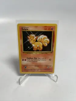 Vulpix 68/102 Base Set Unlimited Vintage WOTC Pokemon Card Near Mint - Image 1