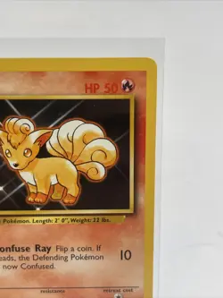 Vulpix 68/102 Base Set Unlimited Vintage WOTC Pokemon Card Near Mint - Image 4