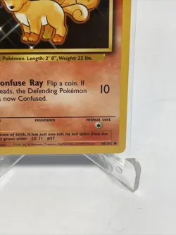 Vulpix 68/102 Base Set Unlimited Vintage WOTC Pokemon Card Near Mint - Image 5