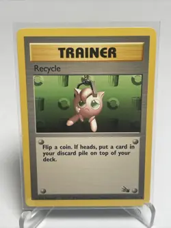 Recycle Fossil NM 61/62 Pokemon Card Unlimited - Image 2