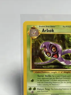 ARBOK - Fossil Set - 31/62 - Uncommon - Pokemon Card - Unlimited Edition - NM - Image 3