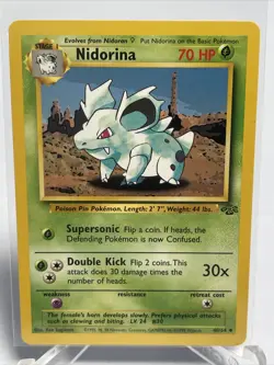 Nidorina | 40/64 | NM/Mint | Jungle | Pokemon Card - Image 2