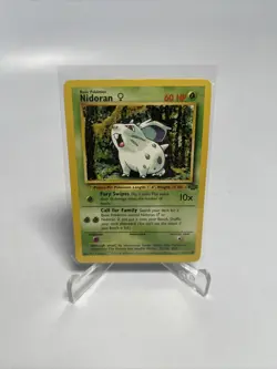 NIDORAN - Jungle Set - 57/64 - Common - Pokemon Card - Unlimited - NM - Image 1