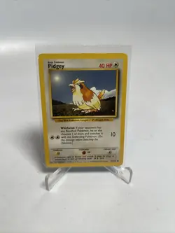 PIDGEY - Base Set - 57/102 - Common - Pokemon Card - Unlimited Edition - NM - Image 1