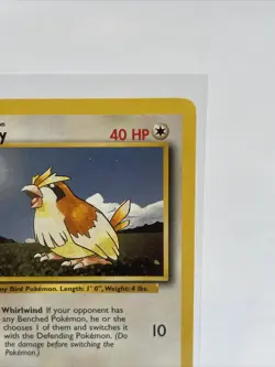 PIDGEY - Base Set - 57/102 - Common - Pokemon Card - Unlimited Edition - NM - Image 4