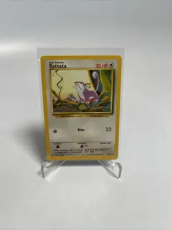 Pokemon TCG - Rattata - Base Set Unlimited - 61/102 Common - Near Mint - Image 1