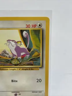 Pokemon TCG - Rattata - Base Set Unlimited - 61/102 Common - Near Mint - Image 4