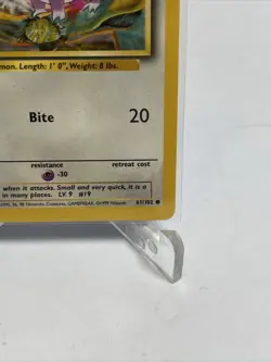 Pokemon TCG - Rattata - Base Set Unlimited - 61/102 Common - Near Mint - Image 5