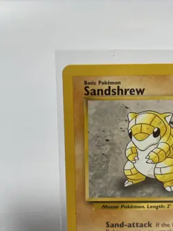 Sandshrew Unlimited Pokemon Base Set Common Card 62/102 NM Near Mint WOTC - Image 3