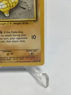 Sandshrew Unlimited Pokemon Base Set Common Card 62/102 NM Near Mint WOTC - Image 5