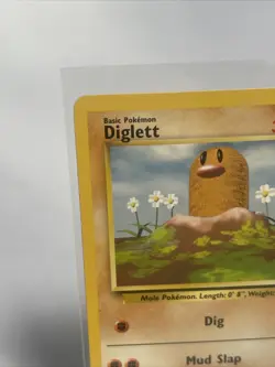 Diglett 47/102 Common Base Set Unlimited Pokemon 1999 WOTC Vintage NM - Image 3