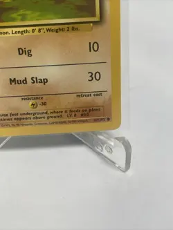 Diglett 47/102 Common Base Set Unlimited Pokemon 1999 WOTC Vintage NM - Image 5