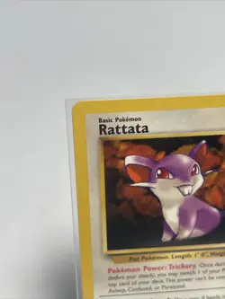 Rattata 66/82 Unlimited Team Rocket LP-NM Vintage Pokemon Card WOTC 2000 - Image 3