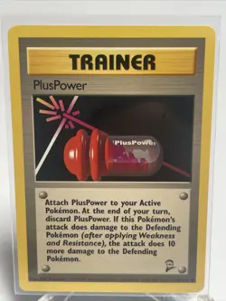 PLUSPOWER - Base Set 2 - 113/130 - Uncommon - Pokemon Card - Unlimited Ed NM - Image 2