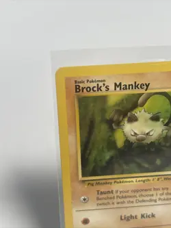 Brock's Mankey 67/132 NM - Gym Heroes Pokemon Card Near Mint - Image 3