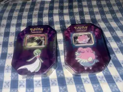 Pokemon Strong Bond Tin Lot Blissey & Gardevoir Promo Cards Display Box Sealed - Image 1