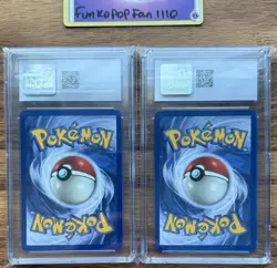 CGC 10 GEM MINT Kabuto Kabutops Fossil 1st Edition 50/62 24/62 Pokemon Card - Image 2