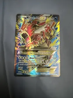 Pokemon Mega Gyarados EX XY Breakpoint Holo Full Art Ultra Rare Card 115/122 - Image 1