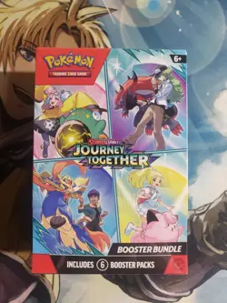Pokemon TCG Journey Together Booster Bundle - Sealed Box - 6 Packs - New 2025 - Image 1