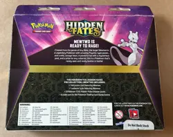 Pokemon Hidden Fates Pin Collection MEWTWO SM214 PROMO FACTORY SEALED - Image 2