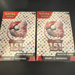 Pokemon TCG Scarlet and Violet 151 Booster Bundle 2-Pack, New and Sealed - Image 1