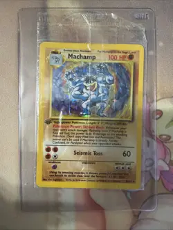 Pokemon Machamp 8/102 Base Set 1st Edition Factory Sealed - Image 1