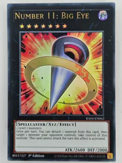 Yu Gi Oh - RA04-EN062 Number 11: Big Eye - Ultra Rare - Image 1